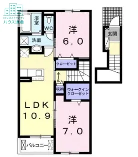 ドルチェこば【2階】の間取り