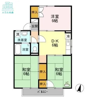 セジュールホーコ C棟【1階】の間取り
