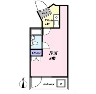 サンシャインヒルズ【406号室】の間取り