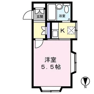 ドルフィン藤が丘【201号室】の間取り