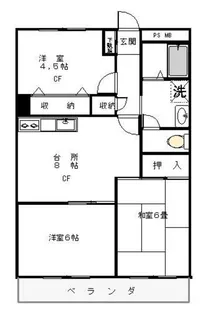 ルミエール藤が丘【3階】の間取り