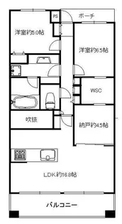 パークホームズ青葉台シヴィラ【4階】の間取り