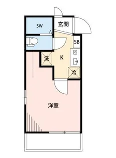 キャッスル鷺沼【1階】の間取り
