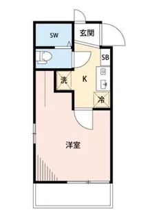 キャッスル鷺沼【2階】の間取り