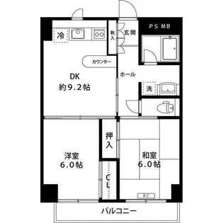 ヴェルドミール梶ヶ谷【1階】の間取り
