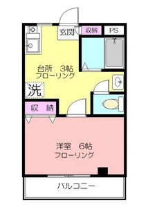 ヴェルデュ−ル【1階】の間取り