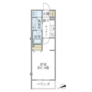 ブリスたまプラーザ【3階】の間取り
