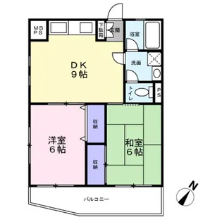 クワイエット柿の木台【1階】の間取り
