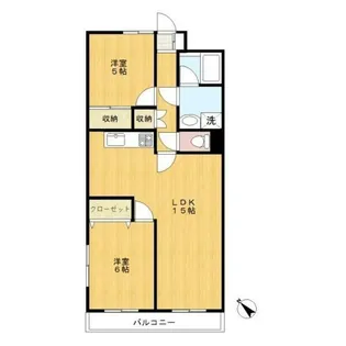 エバーグリーンいぶき野【501号室】の間取り