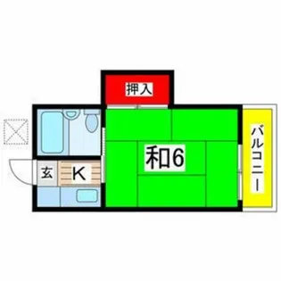 グリーンハイツ鉄【2階】の間取り