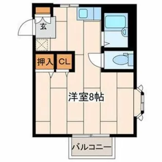 プラザグランドゥール【2階】の間取り