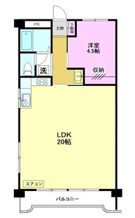 田園ドミール【5階】の間取り