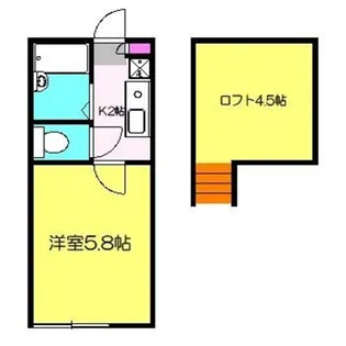 アリア梶ケ谷【1階】の間取り