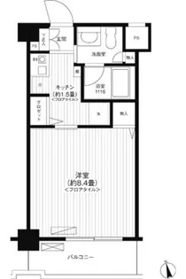 イトーピア仲町台【4階】の間取り