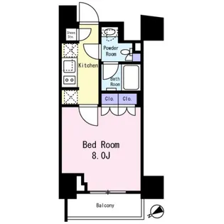 ステラメゾン三軒茶屋【15階】の間取り