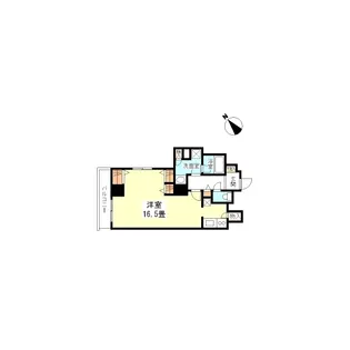 TKフラッツ渋谷【13階】の間取り