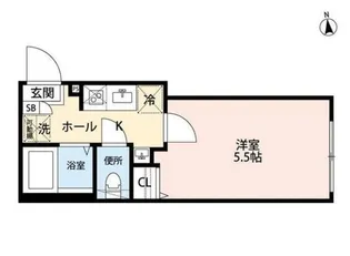 グランクオール新代田【1階】の間取り