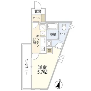 Casa Delta【3階】の間取り