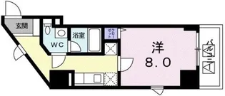 広尾ビューヒルズ【5階】の間取り