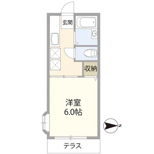 グローバル経堂【1階】の間取り
