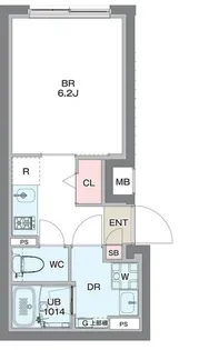 コンポジット清澄ウエスト【4階】の間取り