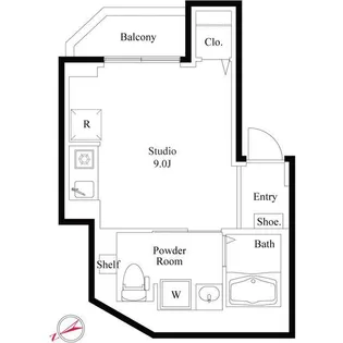 ティアラ代々木上原【4階】の間取り