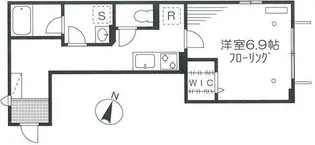 モンターニャ ダルジェント【1階】の間取り