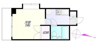 1Kの間取り画像