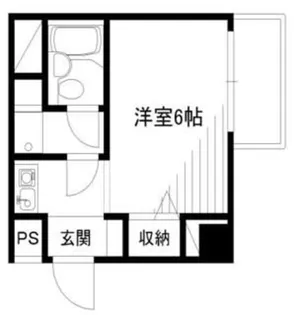 1Rの間取り画像