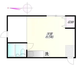 かとれや館【2階】の間取り