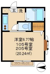 アビタツィオーネ柿の木坂【1階】の間取り