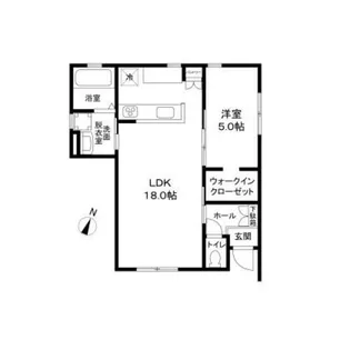 深沢ヒュッテ【1階】の間取り