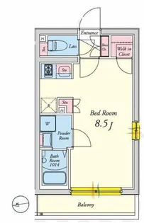 ルネサンスコート三軒茶屋カルム【1階】の間取り