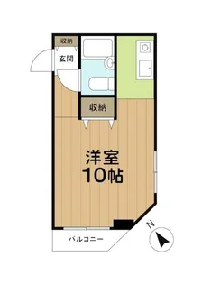 パークヒル用賀【4階】の間取り