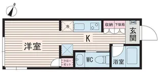 駒沢グリーンフラット【2階】の間取り