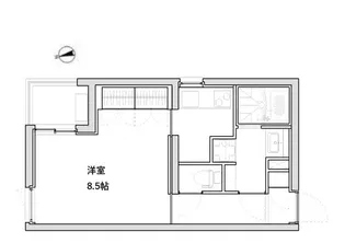 フラッツ奥沢エイト【4階】の間取り