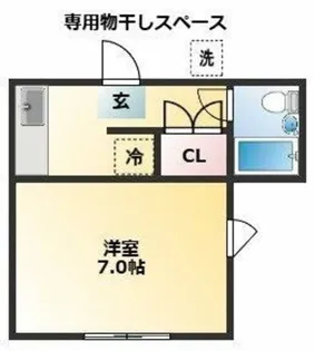 ハイミッシュ五反田【3階】の間取り