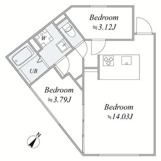 trias118【3階】の間取り