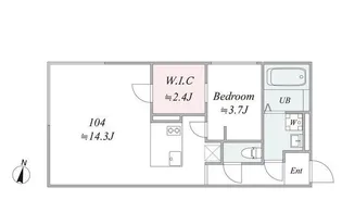trias374【1階】の間取り