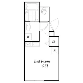 ラメール中延【4階】の間取り