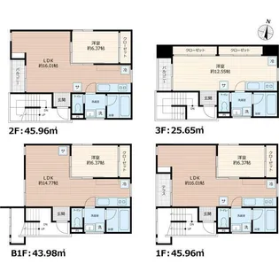 SCENE.Meguro Sauna Residence【3階】の間取り