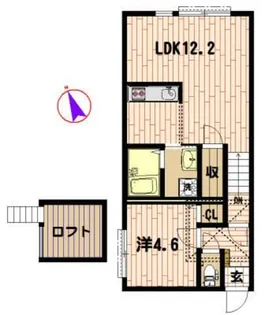 Park Hills 大倉山【1階】の間取り