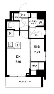 アジールコート桜上水【5階】の間取り