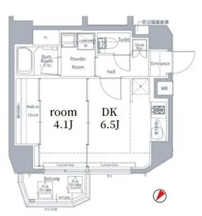 Log初台【9階】の間取り