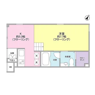 シルバラード スプリングス【2階】の間取り