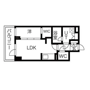 シーズンフラッツ高田馬場リバーサイドノース【2階】の間取り