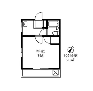 エランドール下馬【3階】の間取り