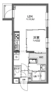 TASUKI RICHESSE洗足【2階】の間取り