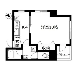 レジデンス後藤【3階】の間取り