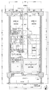 グランシーナ多摩川【4階】の間取り